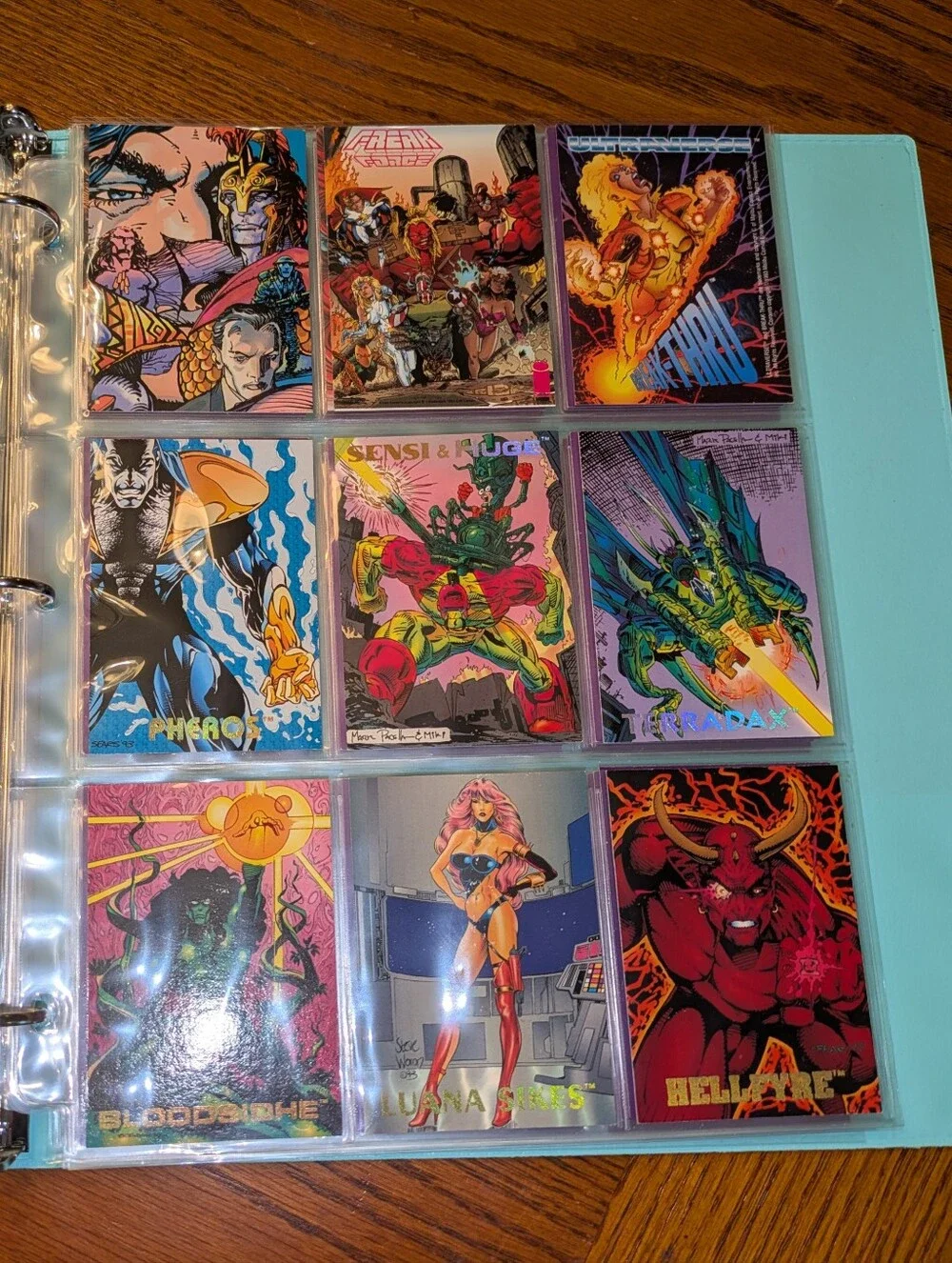 DC Comics 100 Card Binder 🔥 Superheroes & Villains Trading Card Collection Lot